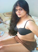 Neha pics 05 Neha in bedroom stripping her brown nighty. 